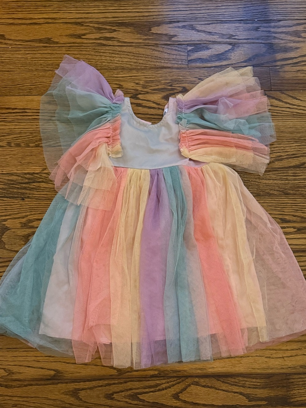 Lola and the boys dress - Rainbow